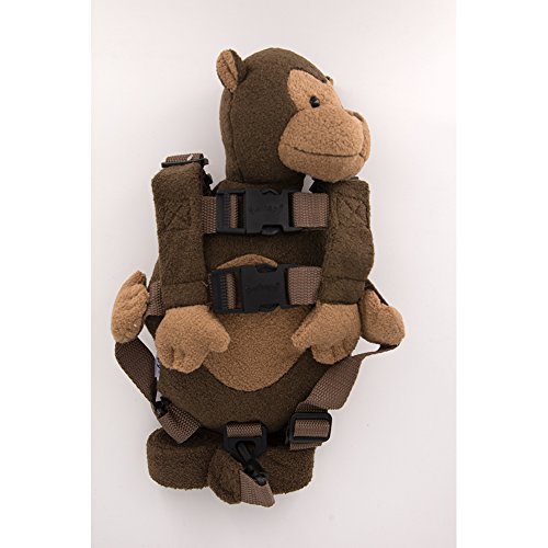 Berhapy 2 in 1 Pearl Monkey Toddler Safety Harness Backpack Children's Walking Leash Strap Toddler Leash for 1-3 Years Old Boys and Girls