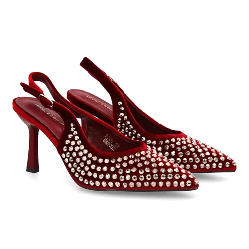 shoes&blues.es 96335 Zapatos de Salon Elegante con Punta Fina y