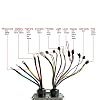 Keenso 48V/72V 60A Electric Controller, Dual Mode 18-Tube Sine Controller with Connector, for Electric Scooters, Bicycles, and Motorcycles, Lithium Battery Modification Accessories