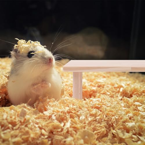 SZSMW Hamster Plattform - Hamster Etage - Hamster Spielzeug Plattform - Geeignet FüR,Kaninchen,Meerschweinchen,das Schneiden Ist Ordentlich Und Glatt und Wird Ihrem Nicht Schaden (M)