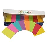 Debra Dale Designs - 800 Small Blank Both Sides Study Flash Cards - 3-1/2" x 2" - Eight delicious co