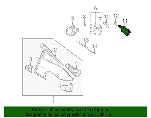 2003-2008 Nissan 350Z Fuel Door Lid Lock Latch Actuator Oem New #TOP29