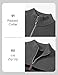 Sweatshirts for Men Mens Casual Sweater Turtleneck Shirts Multi-Color Striped Tops Men Sweaters Fashion Winter Thermal Sweater Turtleneck Long Sleeve Dark Grey Black