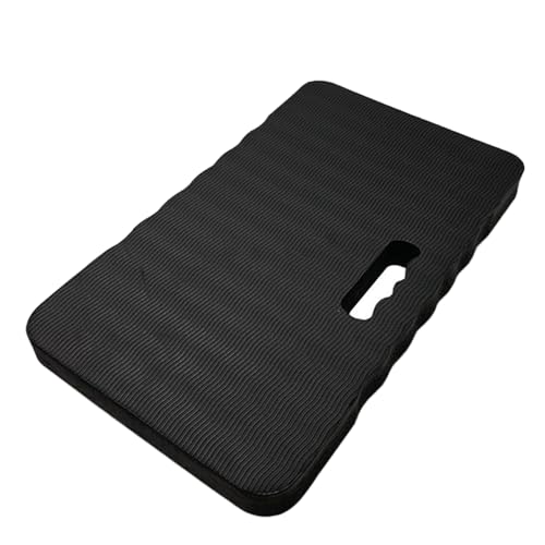 Cojín multiusos ideal para trabajar en jardines, casas y talleres – 4 cm Super Dick Premium Rodilleras, alfombrilla para las rodillas, 46 x 28 x 4 cm, negro/azul