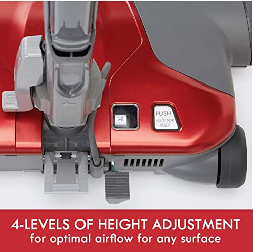 Image of Kenmore 81414 Bagged Canister Vacuum Cleaning Tools, 400 Series + Telescoping Wand, Red