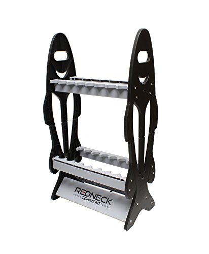 Redneck Convent Fishing Rod Holder - Fishing Gear Pole Holder For 16 Rod And Reel Combos - Vertical Fishing Rod Rack Floor Storage #TOP4