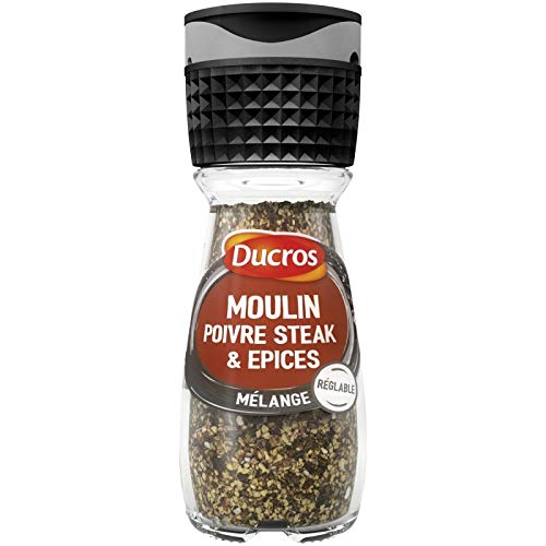 Moulin saveur pour steak DUCROS 35G : dites adieu aux viandes fades avec ce lot de 3
