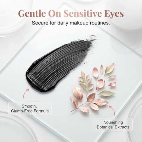 Image of 2026 Upgraded Volumizing & Lengthening Mascara for Women, Smudge-Proof Buildable Formula, 3D Curling Effect, Washable, Ideal for Thinning Lashes & Sensitive Eyes,Brown