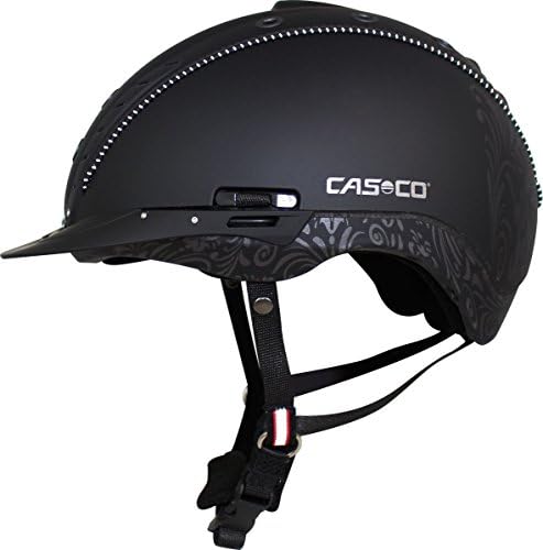 Casco MISTRALL 2 Reithelm schwarz/floral M/L 58-60cm