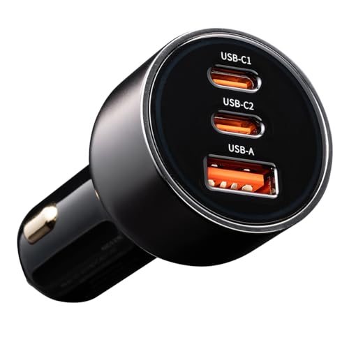 T_CNg VK[\Pbg J[`[W[ USB-C ×2 / USB-A×1 PDΉ ő65W 3|[g 12V/24VԑΉ PD-PPSΉ ^ }[d m[gPC X}z 200-CAR114