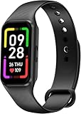 Blackview Smartwatch Uomo Donna,Orologio Fitness Cardiofrequenzimetro/SpO2/Sonno/Contapassi, Notifiche Smart Watch Activity Tracker per iOS Android