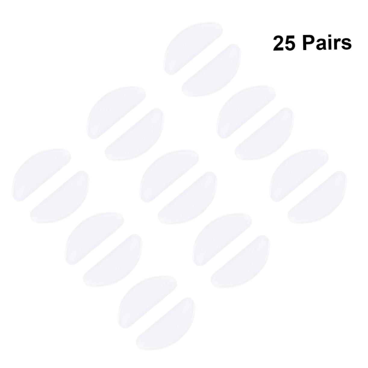 FRCOLOR 75 Pares Almohadillas Nasales Antideslizantes Cojín Nasal Antideslizante Plaquetas Para Gafas Almohadillas Para La Nariz Almohadillas Nasales Para Anteojos Lente