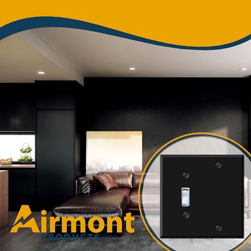 Placas de pared de metal negro para una decoración moderna y minimalista en tu salón, 2 uds 7