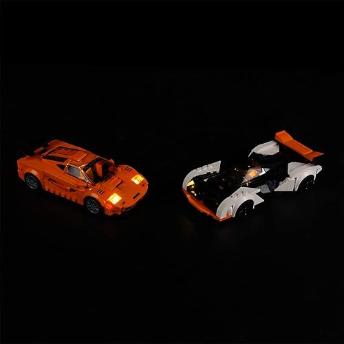 Miniatura 3 de Kyglaring Kit de iluminación LED (sin modelo) diseñado para Lego McLaren Solus GT y McLaren F1 LM 76918 Kit de construcción de modelos, sin juego de