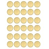 Tumintu 30 piezas de grabado en , para monedas, de latón, grabado de metal, para monedas, 40 mm, con caja protectora de acrílico