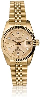 Croton Women's CR207699YLCD Gold-Tone Stainless Steel Watch