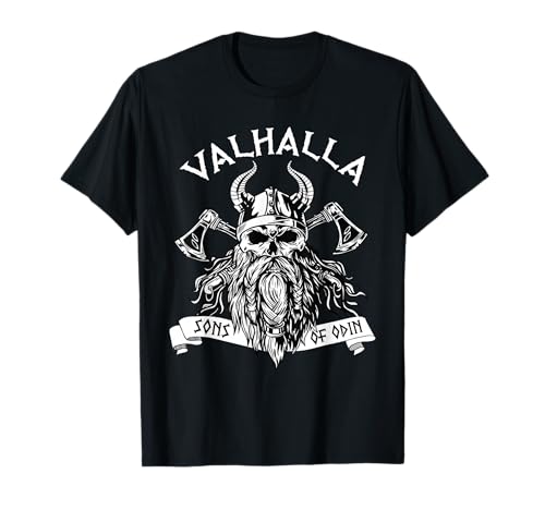 Viking Camiseta Hijos de Odín Valhalla Camiseta