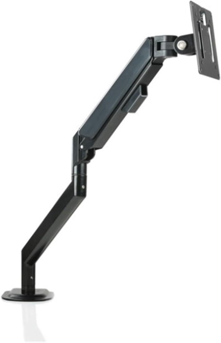 13-32 inch Single Screen Office Computer Monitor Lifting and Heightening Aluminum Alloy Gas Spring Bracket(Black)