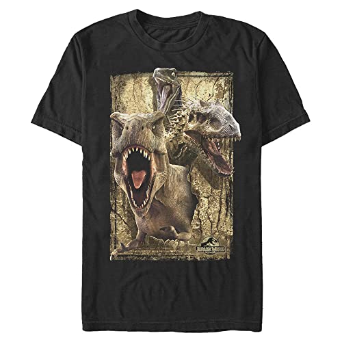 Jurassic Park Big & Tall Jurassic World Killer Instinct Men's Short Sleeve Tee Shirt, Black, 3X-Large Tall