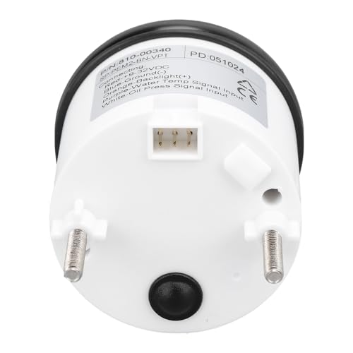 Medidor de presión de aceite y temperatura de agua digital para panel de yates de 52mm 6