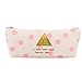 Produktbild dylandy Bleistift Stift Tasche Halter Tasche Leinwand Pink quadratisch Bleistift Organizer Lovely Kosmetik Make-up Tasche mit Reißverschluss Stationery Aufbewahrungstasche für Schüler Büro Schulbedarf (Pink quadratisch) 20*8.5*4CM Pinke Punkte