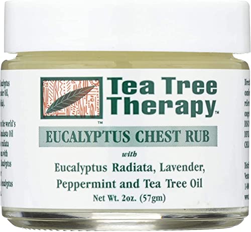Tea Tree Therapy - Chest Rub, Eucalyptus 2 Oz ( 2-Pack)