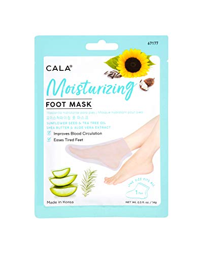 Cala Sunflower moisturizing foot mask 12 count, 12 Count