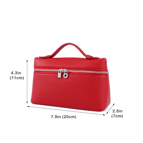 Image of Rejolly Small Crossbody Bag for Women Leather Top-Handle Pouch Purse Shoulder Handbag