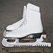 Cosmos 2 Pieces Ice Skate Guards Hockey Shoe Blade Covers Hockey Skates Blade Guards Ice Skating Protector Ice Hockey Equipment with Adjustable Buckle for Ice Skating, Figure Skates, Hockey (White)