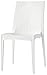 Produktbild Brianza Outlet Glenda Stuhl für Innen und Außen, komfortabel und leicht 44 x 41.5 x 97 cm Bianco