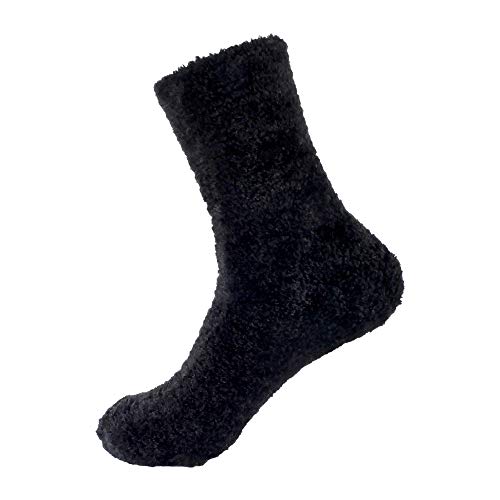 Image of BambooMN Women's Super Soft and Cozy Feather Light Fuzzy Socks - Multiple Color Options - Two Sizes - Value Packs