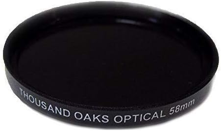 Thousand Oaks Optical Threaded Black Polymer Solar Filter for Cameras, 77mm