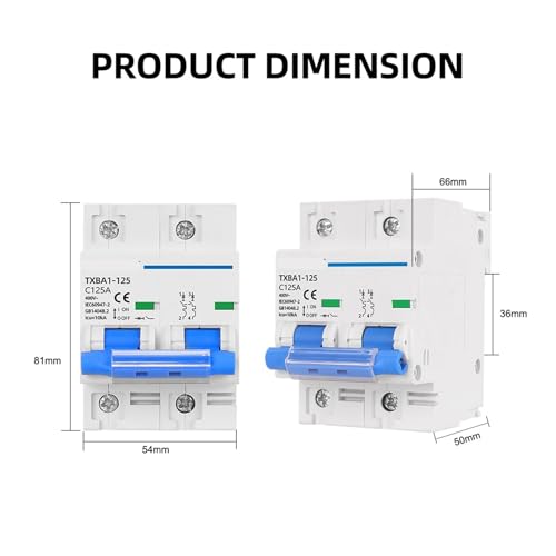 Disyuntor C tipo DZ47 2P para proteger los electrodomésticos del hogar 3