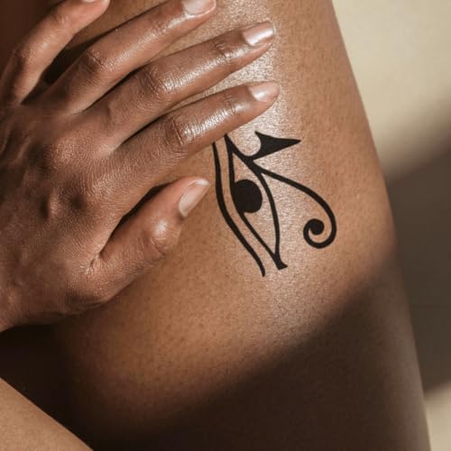 Tatuaje OJO - Temporalis® | Tatuaje temporal vegano y resistente al agua - Cosmético certificado por la UE - Dura 1 a 2 semanas [ Ojo de Horus ]