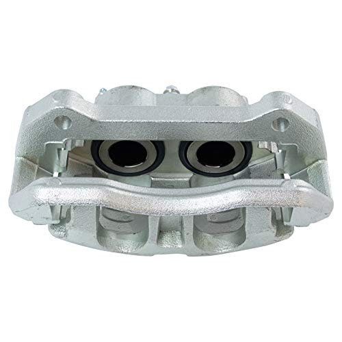 Image of TRQ Front and Rear Brake Caliper Set Zinc Coated Brackets Compatible with 2015-2018 Ford F 150