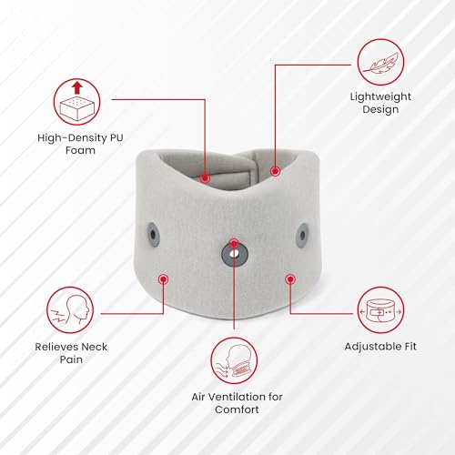 Image of Life Wear Soft Cervical Collar, Supports and Stabilizes Neck, Provides Gentle Support, PU Foam Outer, Inner Soft Stockinette, Comfortable and Durable, Size (M)