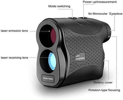SeeKool-600m-Telemetro-de-Golf-Multifunciones-Laser-Rangefinder-6X-Aumento-con-Bloqueo-de-Bandera-Distancia-Medicion-de-Velocidad-para-Golf-Caza-Escalada-en-Roca-al-Aire-Libre