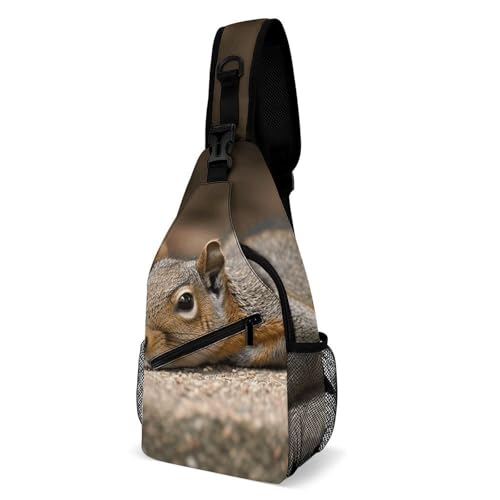 Sac de poitrine tropical en tissu imprimé de fleurs avec sangle croisée confortable