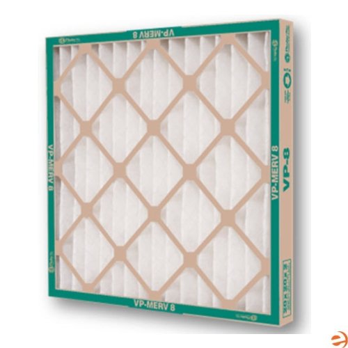 Flanders VP - 16'' x 20'' x 1'' - Standard Capacity Pleated Air Filters - MERV 8 - Qty. 12