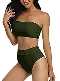 【MATERIAL】 Este traje de baño para mujer está hecho de material de alta calidad, tiene una elasticidad y comodidad excelentes y es adecuado para la mayoría de las mujeres.