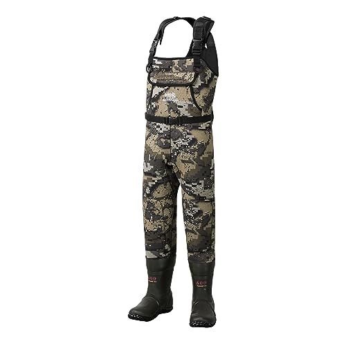 Vadeadores de neopreno para niños BASSDASH con botas aisladas de 600g para pesca y caza