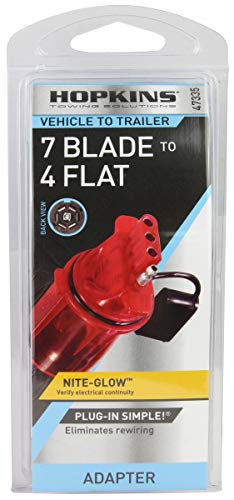 Hopkins Towing Solutions Hopkins 47335 4 Wire Flat Nite-Glow Adapter #TOP5