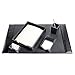 Dacasso Black Bonded Leather 5-Piece Desk Set