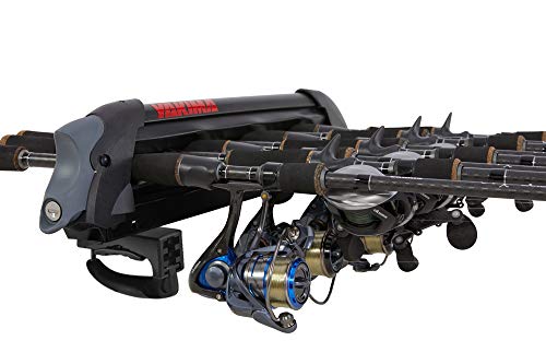 image for Yakima Fishing Pole Rod Car Rack Mount, ReelDeal 4 Ski & 2 Snowboard H