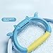 GDLPZM Gymnastics Rings, Children's Home Gym Equipment, Children's Adjustable Strap Strength Training Rings, Pulling Rings for Physical Training (Yellow Blue)