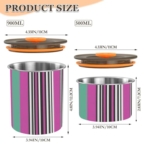 Contenedor de almacenamiento para café al vacío Qilmy 30oz miniatura 3