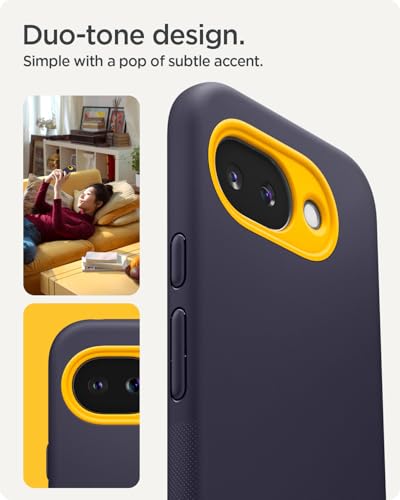 Image of Spigen for Google Pixel 10a (2026) Case, Nano Pop MagFit MagFit, Enhanced Grip, Pixelsnap Ready (TPU+Poly Carbonate) - Blueberry Navy