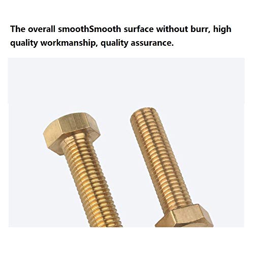 Tornillo de cobre hexagonal M10 perno de latón M8 M12 para uniones roscadas 3