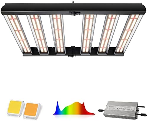 LED Grow Light for Indoor Plants, 480W Grow Light, Dimmable Plant Light, Plant Grow Light with Sumsang Diodes, Sunlike White Plant Growing Lamp, for 4X4 5X5 Grow Tent