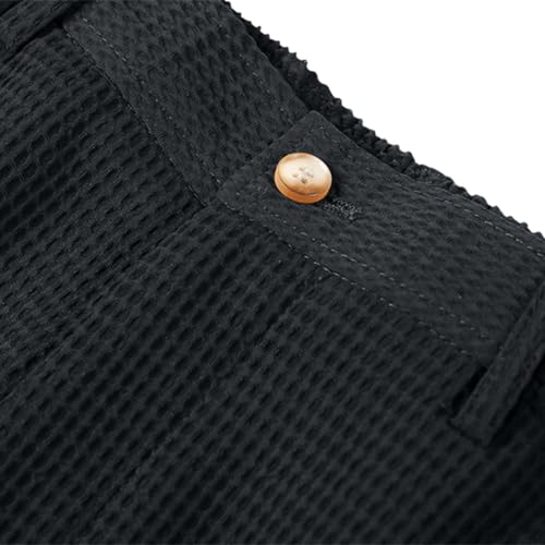 European Solid Color Zipper Pocket Five Quarter Pants for Men Casual Loose Comfortable Trendy Sports and Yoga4